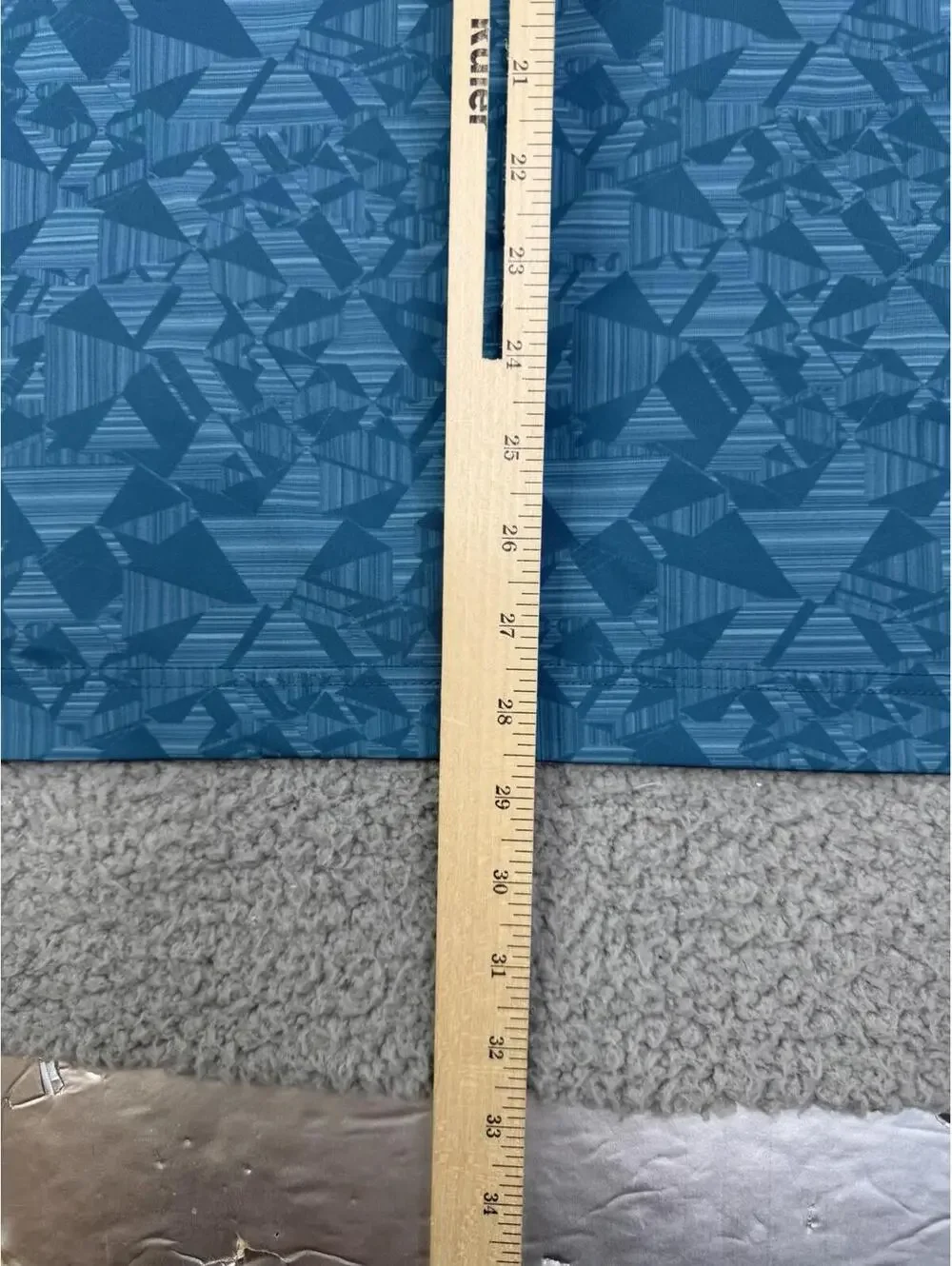 Robert Graham Performance Golf Polo Shirt Mens Medium Blue Hydros Geometric - Picture 7 of 12